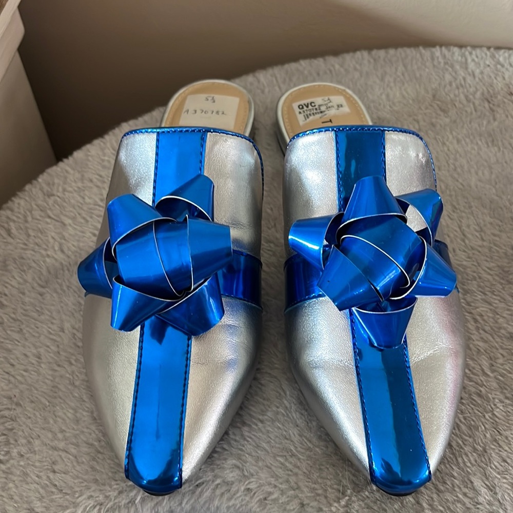 Katy perry bow slides size 5.5 brand new